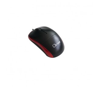 Ratón Optico Usb L-Link Negro/Rojo Ll-2080-R