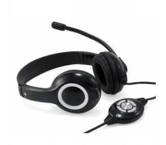 Conceptronic Auriculares Diadema+Micrófono Cchatstaru2B Ne