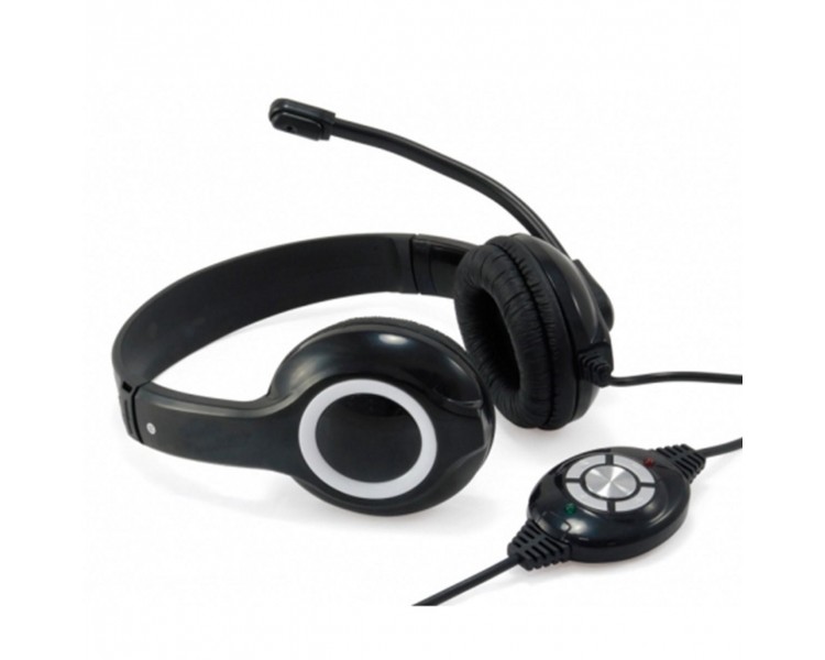 Conceptronic Auriculares Diadema+Micrófono Cchatstaru2B Ne