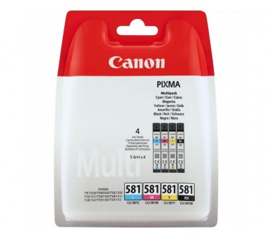 Multipack Tinta Canon Cli 581 Pixma