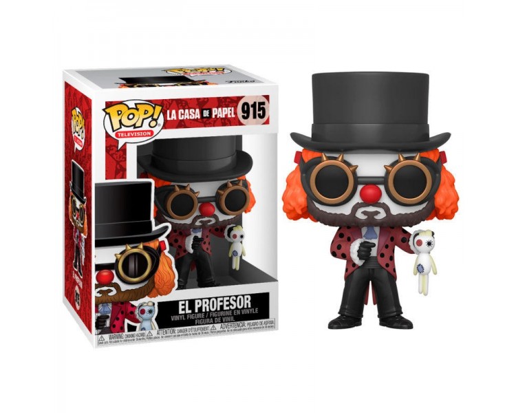 Figura Pop La Casa De Papel Professor O Clown