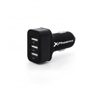 Cargador Universal Phoenix Phcarcharger3Usb Coche Mechero