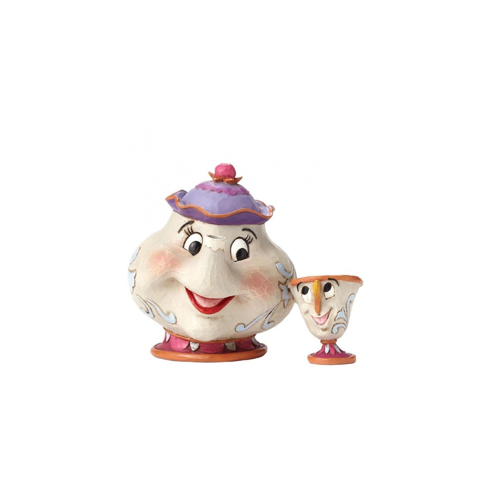 En - Figura Decorativa Mrs Potts Y Chip Detalle