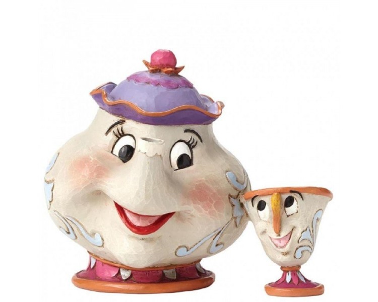 En - Figura Decorativa Mrs Potts Y Chip Detalle