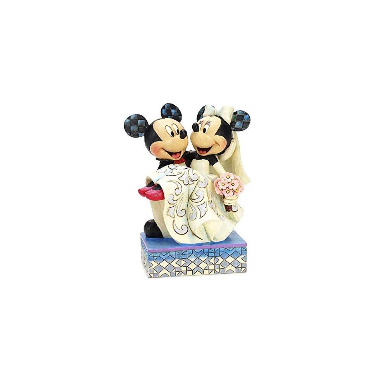 En - Figura Decorativa Boda Mickey Y Minnie