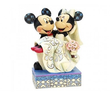 En - Figura Decorativa Boda Mickey Y Minnie