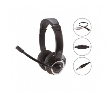 Auricular Conceptronic Polona02Ba Jack 3.5Mm Microfono