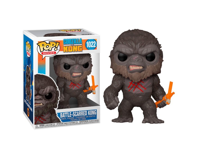 Figura Funko Pop Godzilla Vs Kong Battle Scarred Kong