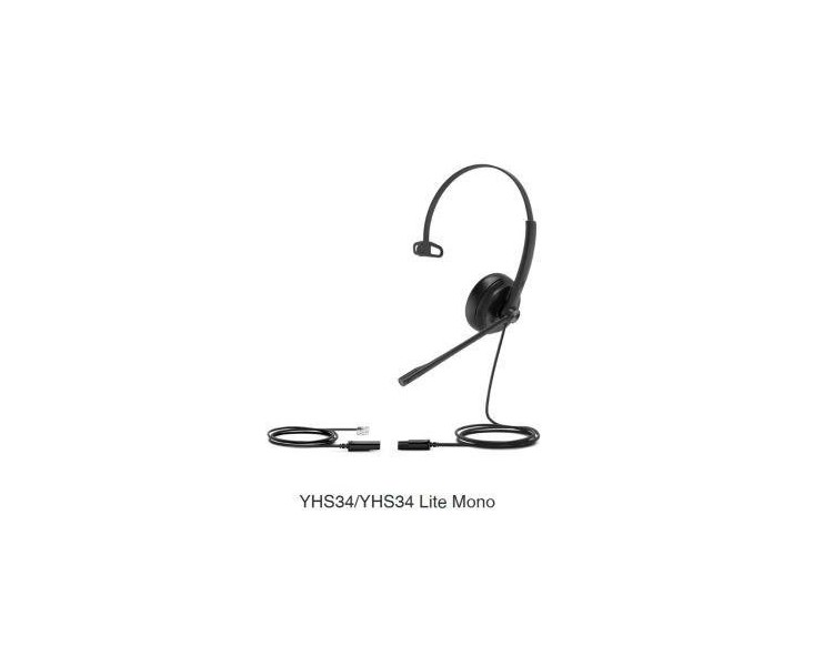 Auricular Yealink Yhs34-Lite Mono Para Telefono Ip