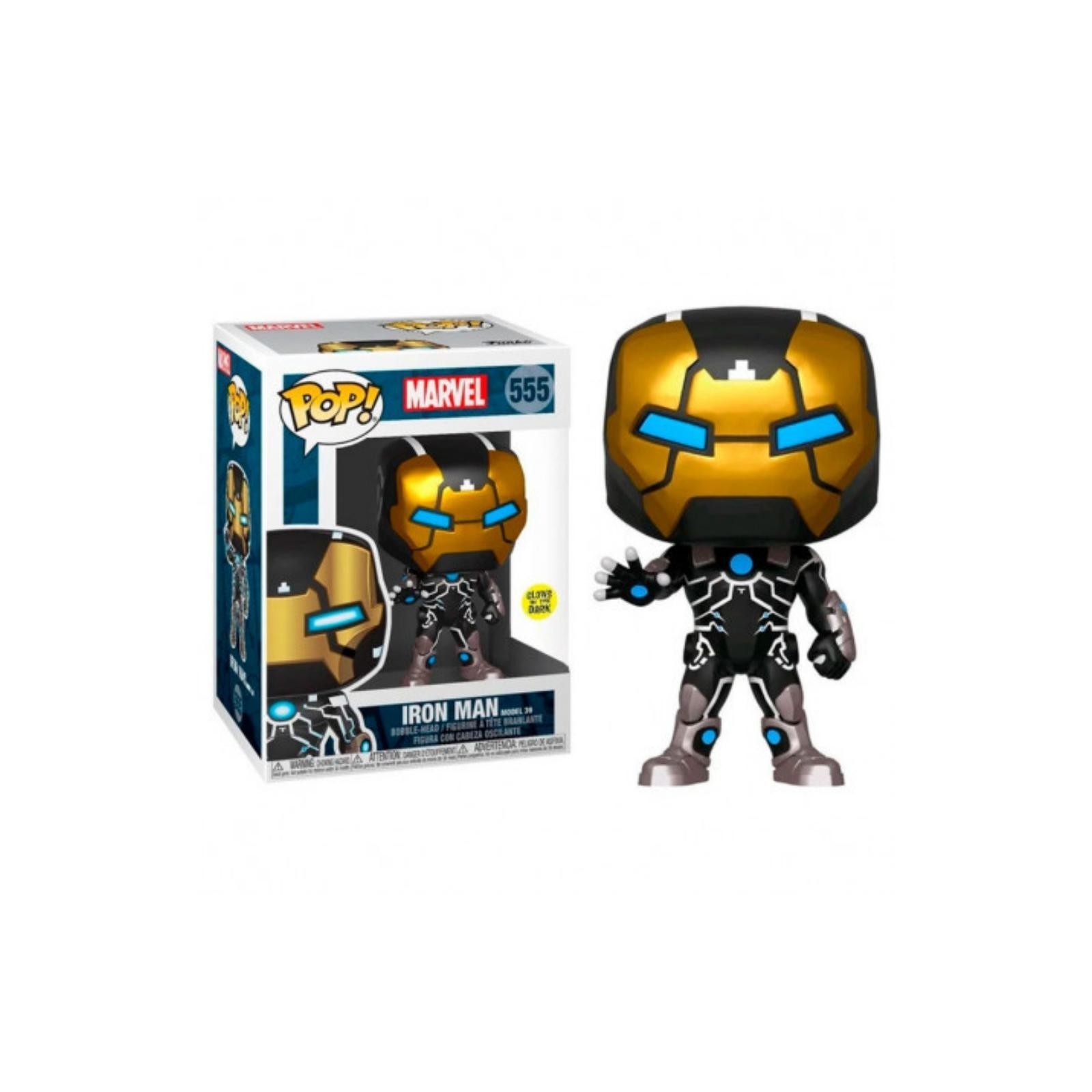 Figura Funko Pop Marvel 80Th Iron Man Modelo 39 Brillo En L