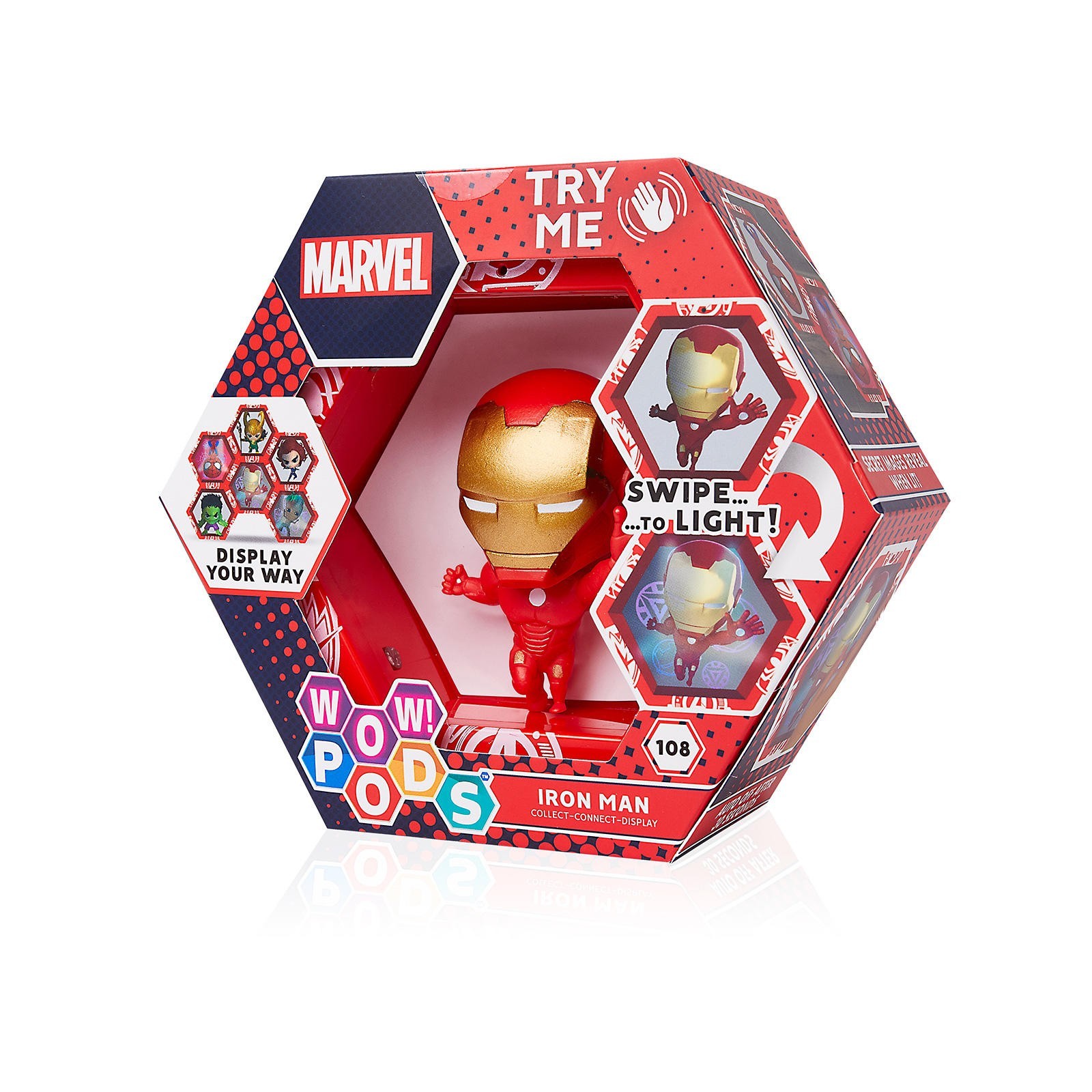 Figura Led Wow! Pod Iron Man Marvel