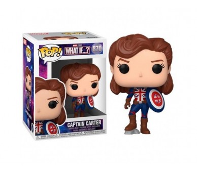 Figura Funko Pop Marvel What If Captain Carter