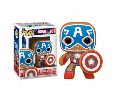 Figura Funko Pop Marvel Holiday Captain America