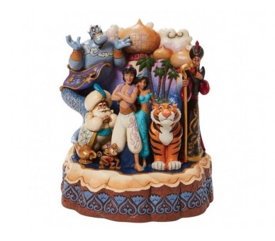 Figura Enesco Disney Aladdin Personajes Diorama