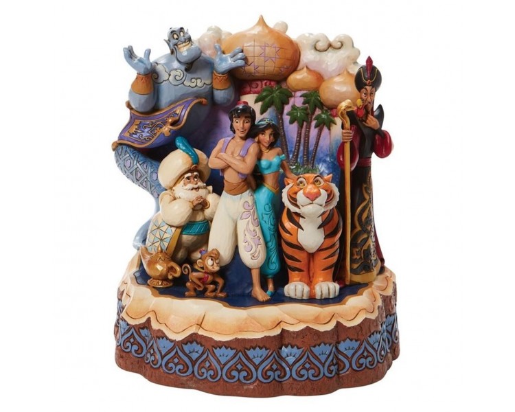 Figura Enesco Disney Aladdin Personajes Diorama
