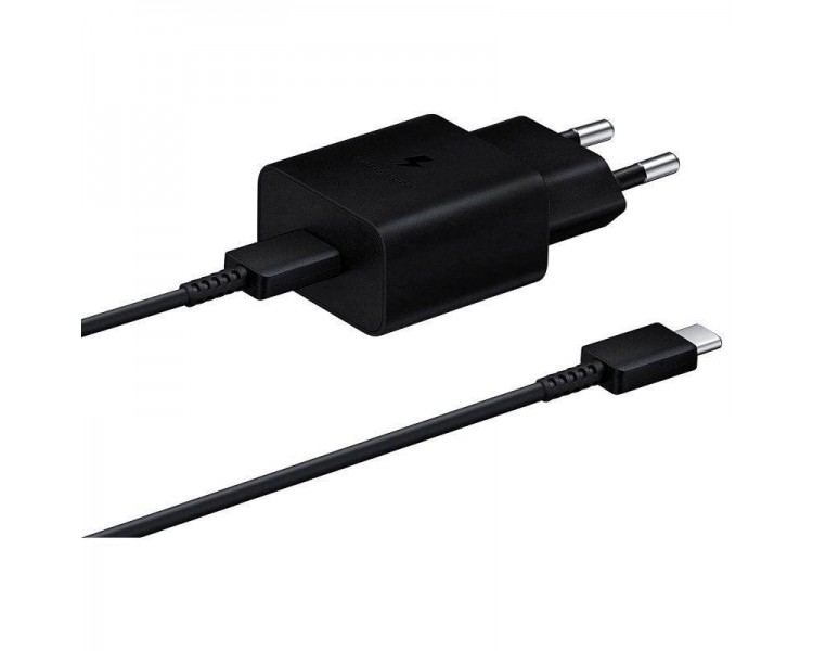 Samsung Travel Charger Type-C Black / Cargador De 15W Con Ca