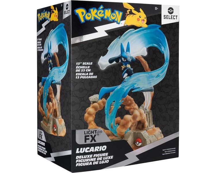 Estatua Deluxe Select Lucario Pokémon