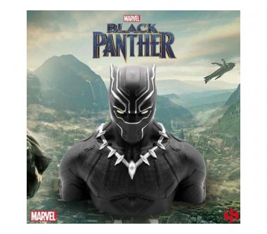 Busto Hucha Black Panther Wakanda Deluxe Marvel Comics 20Cm