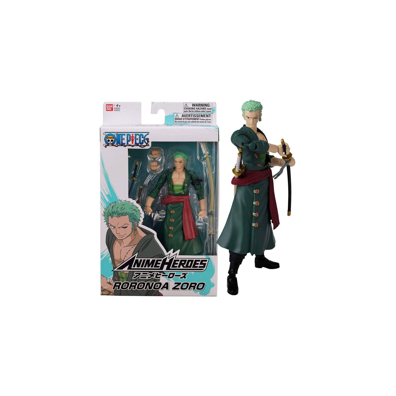 Figura Roronoa Zoro Anime Heroes One Piece 17Cm