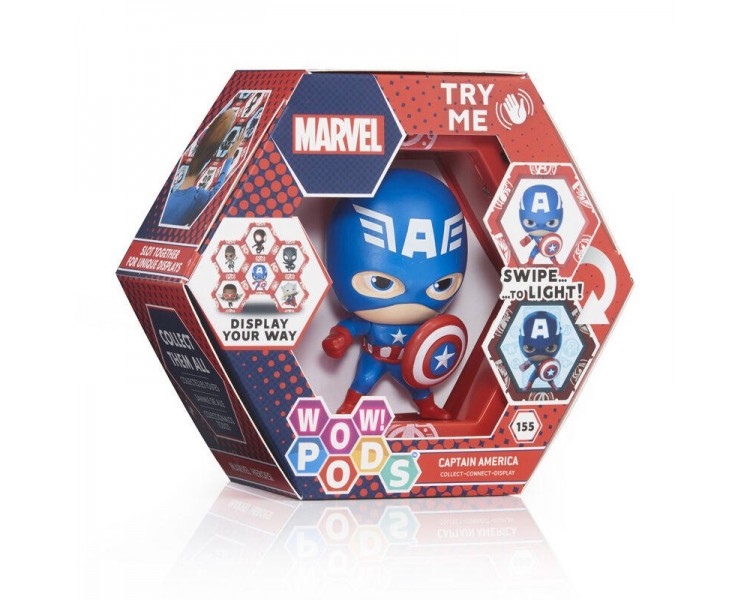 Figura Led Wow! Pod Capitan America Marvel