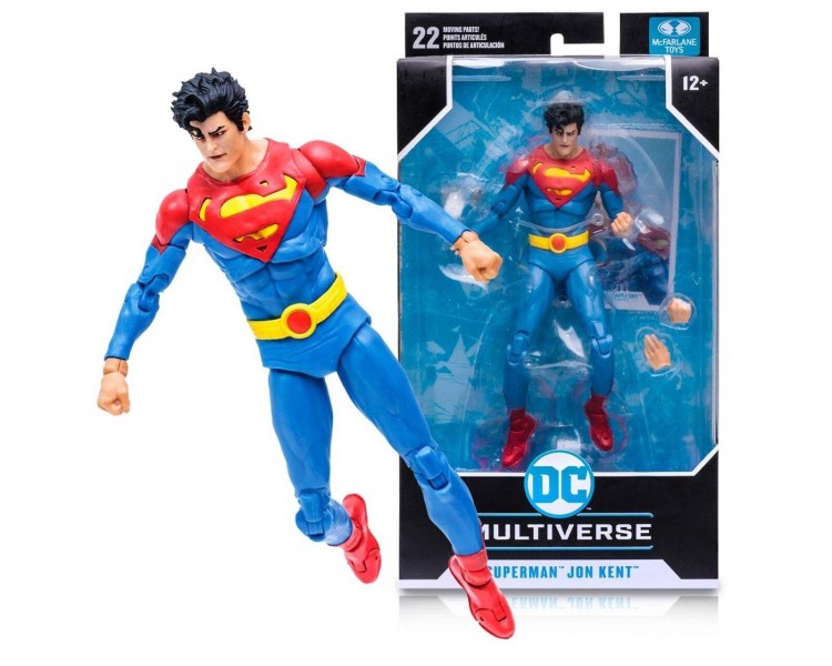 Figura Superman Jon Kent Multiverse Dc Comics 17,5Cm