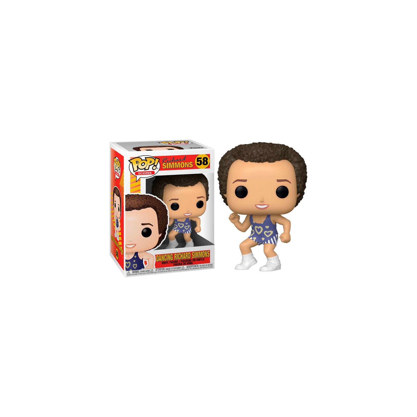 Figura Pop Dancing Richard Simmons 4 Unidades