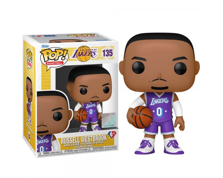 Figura Pop Nba Russell Westbrook City Edition 2021