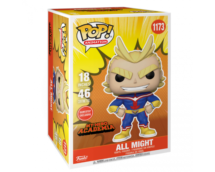 Figura Pop My Hero Academia All Might 45Cm