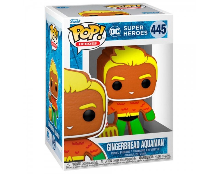 Figura Pop Dc Comics Holiday Gingerbread Aquaman