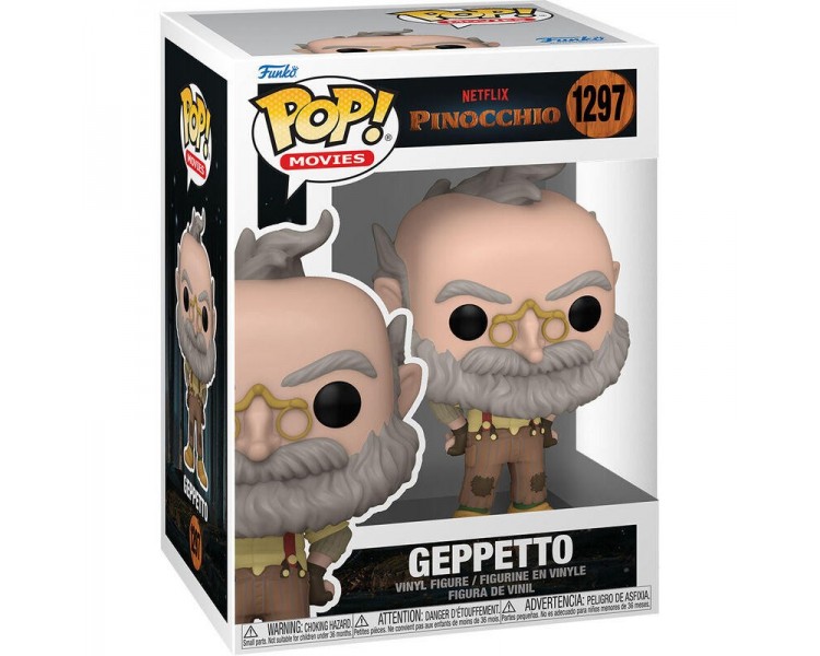 Figura Pop Netflix Pinocchio Geppeto