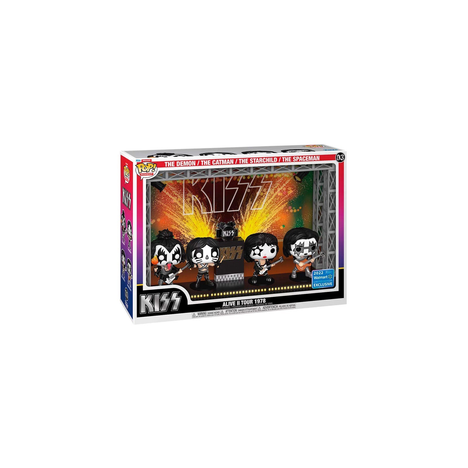 Figura Pop Moments Deluxe Kiss Alive Ii Tour 1978