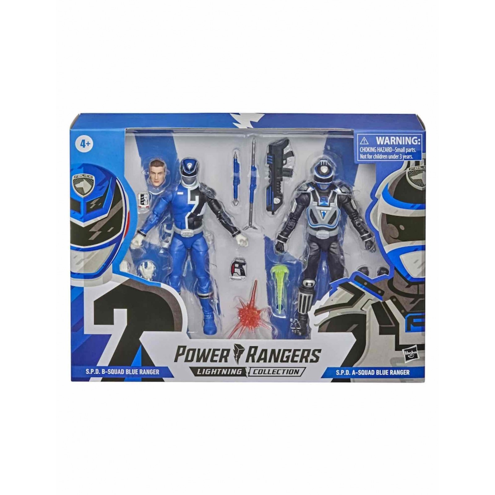 Figura Hasbro Power Rangers Blue Ranger A & Blue Ranger B Pa