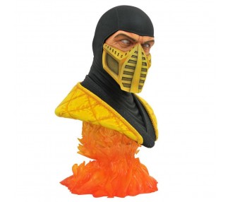 Figura Busto Diamond Select Toys Mortal Kombat Scorpion Esca