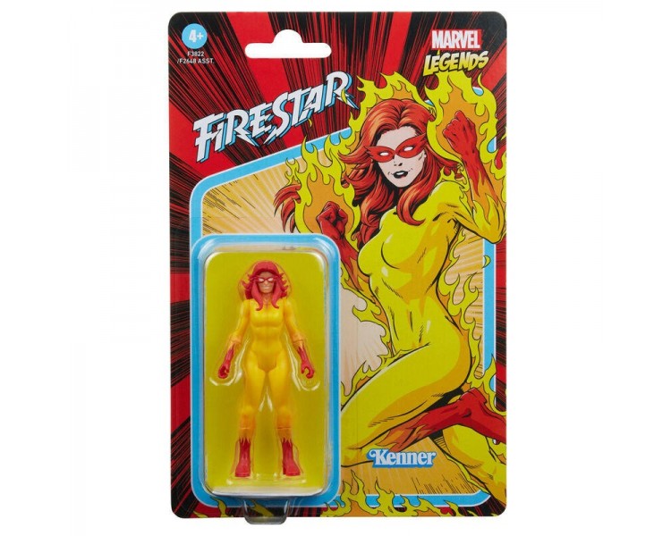 Figura Hasbro Firestar 9.5 Cm Marvel Legends Retro F38225X0