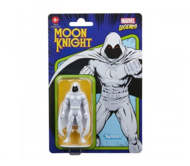 Figura Hasbro 9.5 Cm Moon Knight Marvel Legends Retro