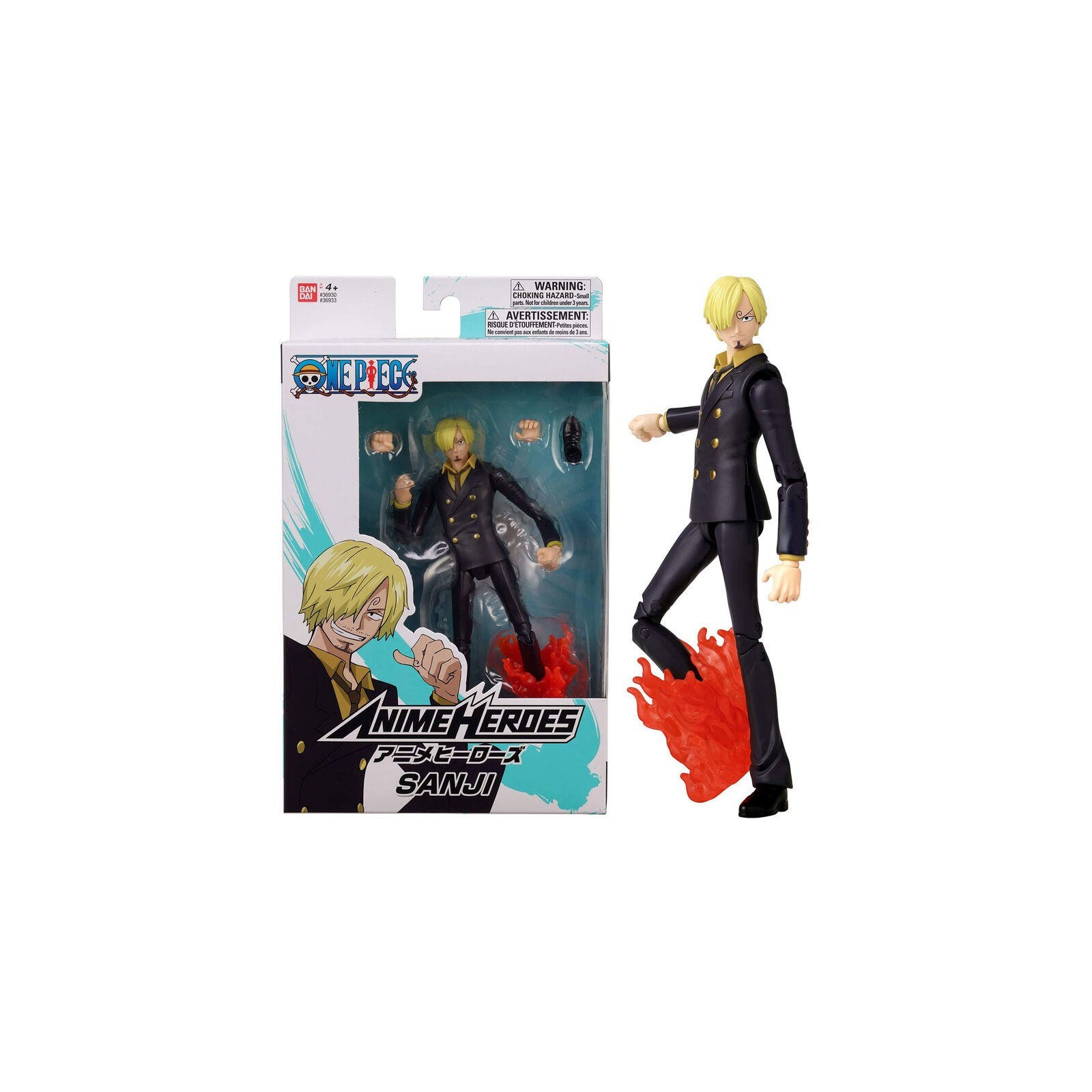 Figura Bandai One Piece Anime Heroes Sanji