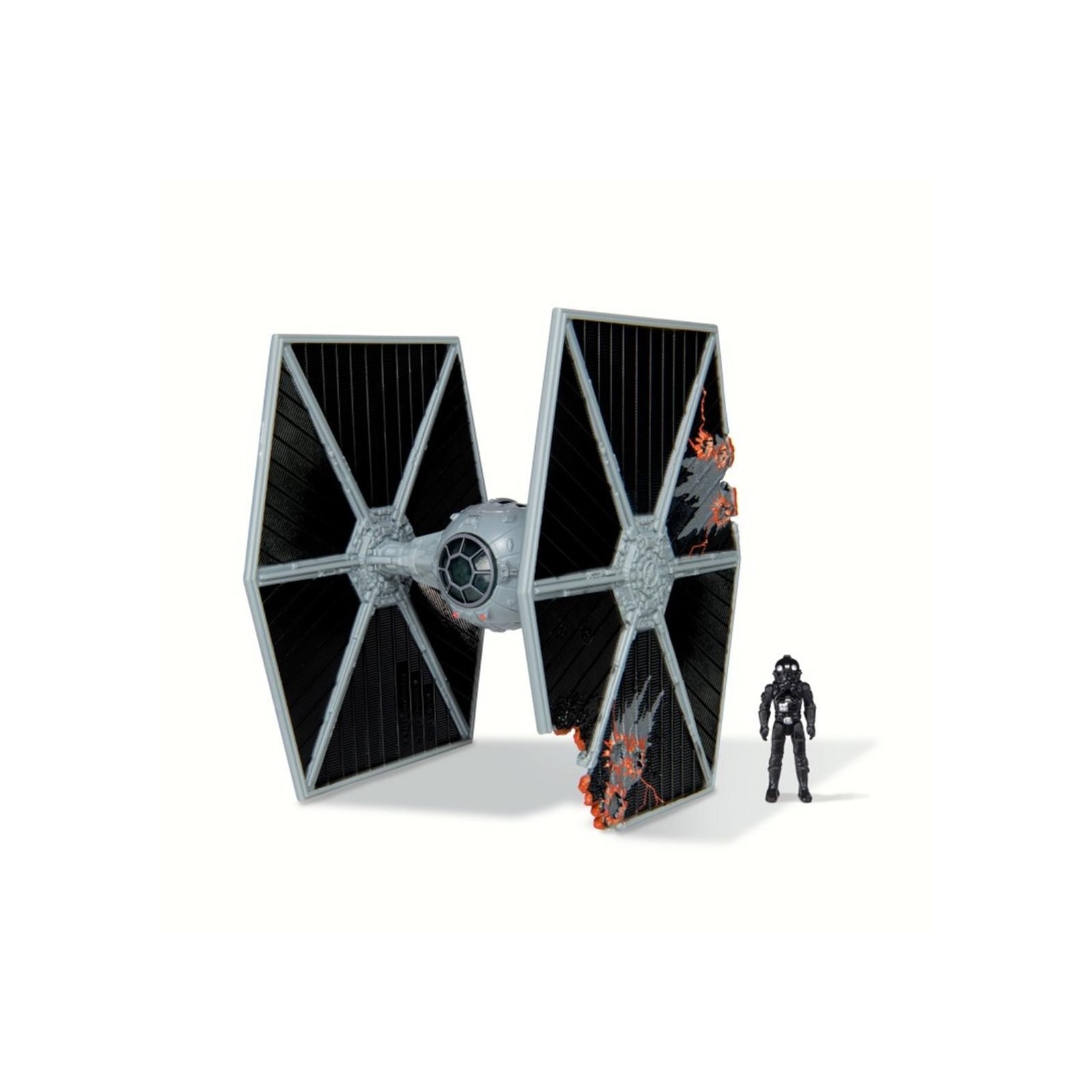 Figura Jazzwares Nave 8Cm Tie Fighter Y Figura