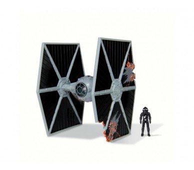 Figura Jazzwares Nave 8Cm Tie Fighter Y Figura