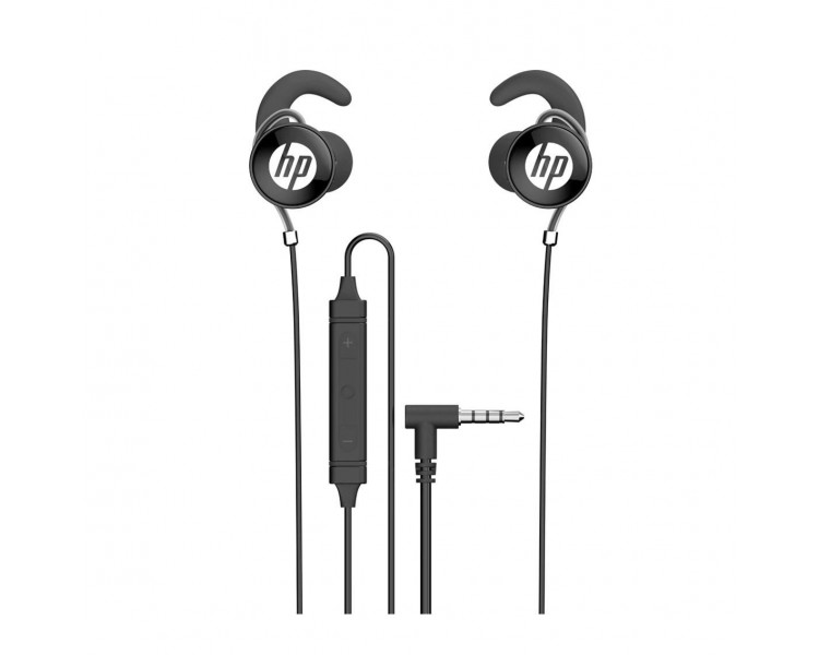 Auricular Hp Dhe - 7004 Negro Microfono Jack 3.5Mm Negro