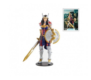 Figura Mcfarlane Toys Dc Multiverse Wonder Woman Diseñada Po