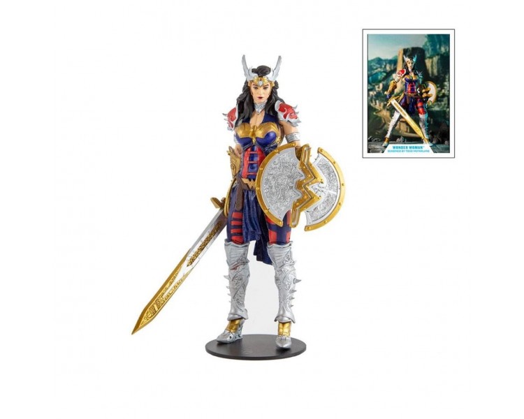 Figura Mcfarlane Toys Dc Multiverse Wonder Woman Diseñada Po