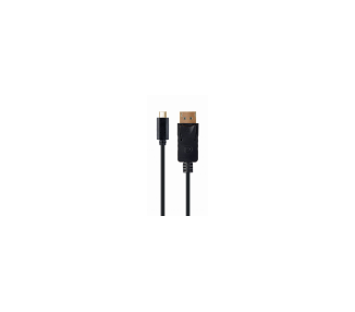 Cable Adaptador Usb Tipo-C A Displayport 4K 15 Cm Negro