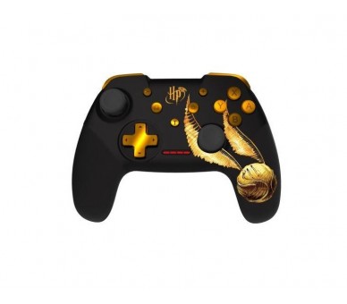 Mando Inalambrico Harry Potter - Hedwig Negro/Dorado Switch