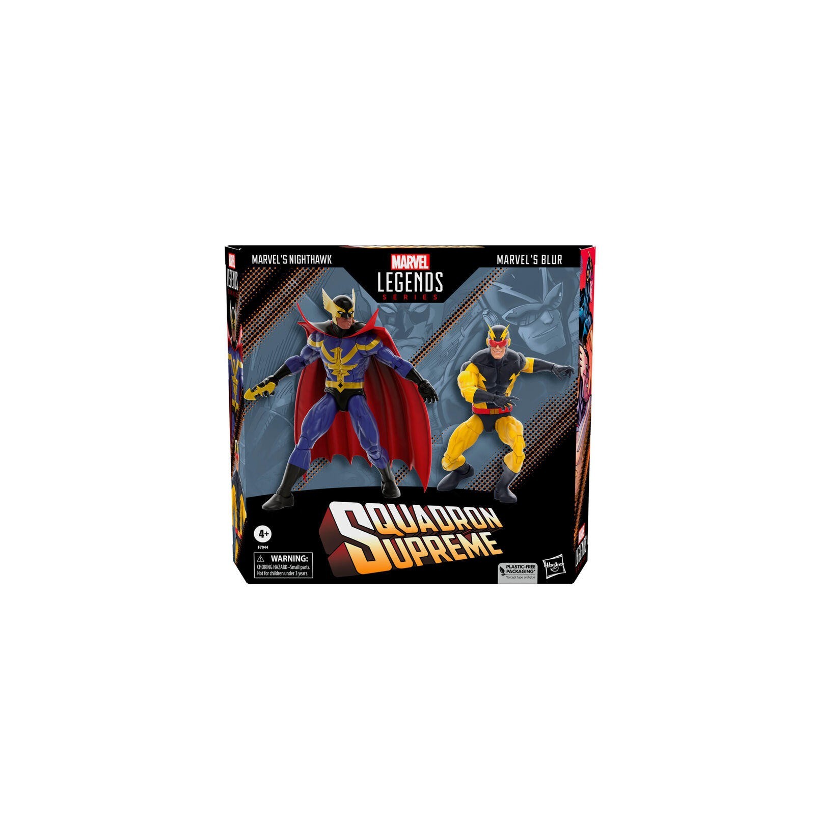 Figuras Marvels Nighthawk & Marvels Blur Squadron Supreme Ma