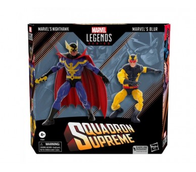 Figuras Marvels Nighthawk & Marvels Blur Squadron Supreme Ma