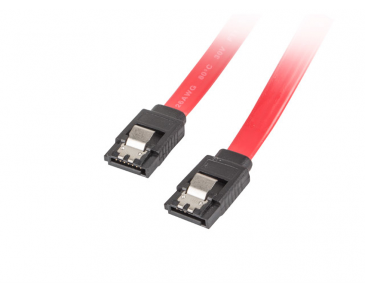 CABLE SATA III LANBERG 6GB S HEMBRA HEMBRA CLIP METAL 05M