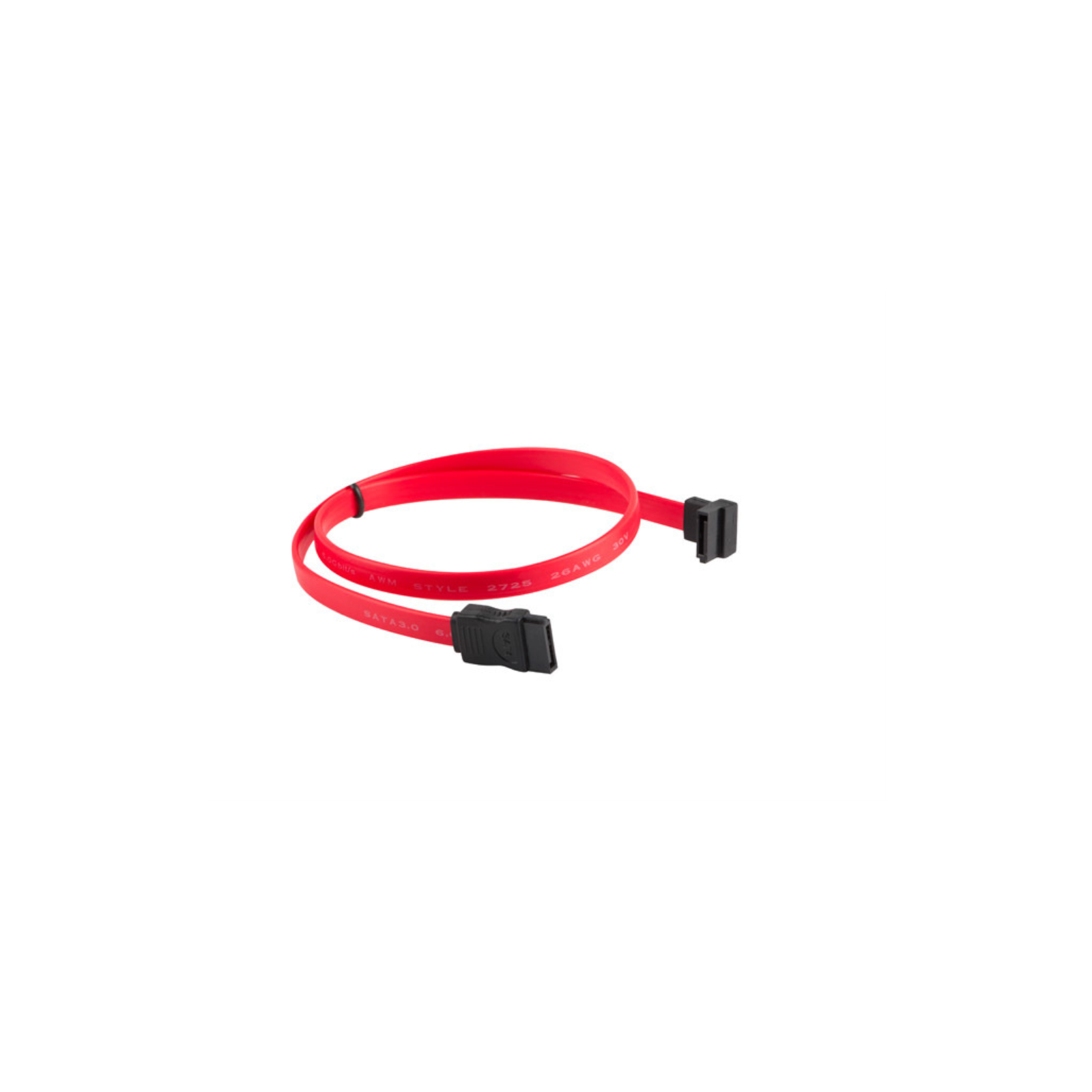 CABLE SATA III LANBERG 6GB S HEMBRA HEMBRA ANGULO 05M ROJO