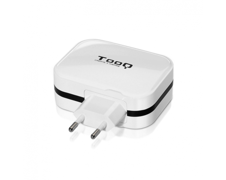 CARGADOR PARED TQWC 1SC04WT 4 PUERTOS USB A 27W BLANCO