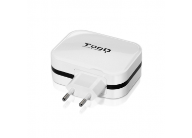 CARGADOR PARED TQWC 1SC04WT 4 PUERTOS USB A 27W BLANCO