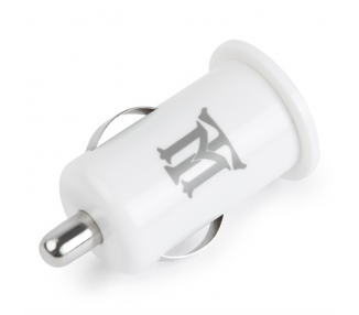 CARGADOR USB MAILLON COCHE BASIC 21A BLANCO 1 CONECTOR